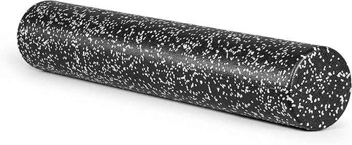 Tone Fitness High Density EPP Foam Exercise Foam Roller for Yoga, Pilates, Stretching, Massage, and Recovery - Black Speckled 36 Inch