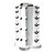 4-Sided Vertical Dumbbell Rack White