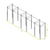CAP+ 24-foot Free Standing Rig System - 6 Squat/Bench Stations