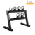 WF Athletic Supply 135lb Black Rubber Coated Kettlebell Set with Storage Rack WF Athletic Supply 135lb Black Rubber Coated Kettlebell Set with Storage Rack