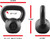 Black Hammerstone Painted Cast Iron Kettlebell, 10-80 Pounds Available Black Hammerstone Painted Cast Iron Kettlebell, 10-80 Pounds Available