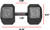 Black Cast Iron Solid Hexagon Dumbbells Sold by Pairs, 5-120 LB Available Black Cast Iron Solid Hexagon Dumbbells Sold by Pairs, 5-120 LB Available