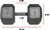 Black Cast Iron Solid Hexagon Dumbbells Sold by Pairs, 5-120 LB Available Black Cast Iron Solid Hexagon Dumbbells Sold by Pairs, 5-120 LB Available