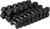 Rubber Coated Hex 5 - 75lb Dumbbell Set with 3-tier Rack and Mat, Multiple Options Rubber Coated Hex 5 - 75lb Dumbbell Set with 3-tier Rack and Mat, Multiple Options
