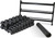 Rubber Coated Hex 5 - 75lb Dumbbell Set with 3-tier Rack and Mat, Multiple Options Rubber Coated Hex 5 - 75lb Dumbbell Set with 3-tier Rack and Mat, Multiple Options