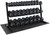 Rubber Coated Hex 5 - 75lb Dumbbell Set with 3-tier Rack and Mat, Multiple Options Rubber Coated Hex 5 - 75lb Dumbbell Set with 3-tier Rack and Mat, Multiple Options