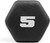 Black Neoprene Dumbbells with Anti-slip Grip & Anti-roll Hexagon Shape, Multiple Sizes Black Neoprene Dumbbells with Anti-slip Grip & Anti-roll Hexagon Shape, Multiple Sizes