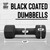 Black Neoprene Dumbbells with Anti-slip Grip & Anti-roll Hexagon Shape, Multiple Sizes Black Neoprene Dumbbells with Anti-slip Grip & Anti-roll Hexagon Shape, Multiple Sizes
