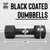 Black Neoprene Dumbbells with Anti-slip Grip & Anti-roll Hexagon Shape, Multiple Sizes Black Neoprene Dumbbells with Anti-slip Grip & Anti-roll Hexagon Shape, Multiple Sizes