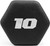 Black Neoprene Dumbbells with Anti-slip Grip & Anti-roll Hexagon Shape, Multiple Sizes Black Neoprene Dumbbells with Anti-slip Grip & Anti-roll Hexagon Shape, Multiple Sizes