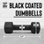 Black Neoprene Dumbbells with Anti-slip Grip & Anti-roll Hexagon Shape, Multiple Sizes Black Neoprene Dumbbells with Anti-slip Grip & Anti-roll Hexagon Shape, Multiple Sizes