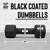 Black Neoprene Dumbbells with Anti-slip Grip & Anti-roll Hexagon Shape, Multiple Sizes Black Neoprene Dumbbells with Anti-slip Grip & Anti-roll Hexagon Shape, Multiple Sizes