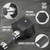 Rubber Encased 60LB(8, 10, 12LB Pair) Hex Dumbbells with Rubber Grip Contoured Handle