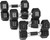 60LB (8, 10, 12LB Pair) Hex Dumbbell Set with Rubber Grip Handle, Dumbbells Only or W/ Rack 60LB (8, 10, 12LB Pair) Hex Dumbbell Set with Rubber Grip Handle, Dumbbells Only or W/ Rack