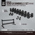 550LB (5-50LB Pair) Hex Dumbbell Set with Rubber Grip Handle, Dumbbells Only or W/ Rack