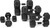 Rubber Encased 200LB(10, 20, 30, 40LB Pair) Hex Dumbbells with Rubber Grip Contoured Handle (10LB-40LB) Rubber Encased 200LB(10, 20, 30, 40LB Pair) Hex Dumbbells with Rubber Grip Contoured Handle (10LB-40LB)