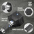 3000LB (5-120LB Pair) Hex Dumbbell Set with Rubber Grip Handle, W/ Rack & Floor Protection Mat