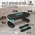 Adjustable 2 Level Aerobic Stepper Set with Ankle Weights & Measuring Tape, Exercise Step for Home Fitness, 4 Colors Available