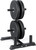 CAP Barbell 2-Inch Olympic Bumper Plate Weight Set with 4 Post Rack 160 lbs - Pro