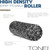 Tone Fitness High Density EPP Foam Exercise Foam Roller for Yoga, Pilates, Stretching, Massage, and Recovery - Black Speckled 24 Inch