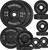 CAP Barbell 2-Inch Olympic Cast Iron Plate Weight Set | 75-285 lbs | Multiple Options - Classic