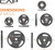 CAP Barbell 2-Inch Olympic Cast Iron Plate Weight Set | 75-285 lbs | Multiple Options - Elite