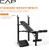 CAP Standard Weight Bench with Preacher Pad | Adjustable Bench Press Station with 4 Backrest Positions, Leg Developer, Steel Frame, 500 LB Capacity | Home Gym Strength Training Bench