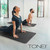 TONE Fitness Non-Slip Yoga & Pilates Mat – 72” x 23” x 1/4” Thick, Pyramid-Pattern | Multiple Colors