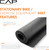 Cap Exercise Equipment Mat for Treadmill, Fitness Equipment Mat, Home Gym Floor Protection, Black - 48"L x 36"W x 0.3"Th