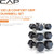 CAP Barbell Rubber Coated Hex Dumbbell Set with Vertical Rack | 100 lbs Free Weights Dumbbells Set for Home Gym | Multiple Options
