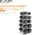 CAP Barbell Rubber Coated Hex Dumbbell Set with Vertical Rack | 150 lbs Free Weights Dumbbells Set for Home Gym | Multiple