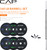 CAP Barbell Olympic Weight Set with 7ft Barbell & Bumper Plates | 160 lbs | Economy Pro Barbell