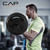 CAP Threaded Barbell Set with 100 LB Cement Grip Plates | 47" Threaded Bar, 25LB / 15LB / 10LB Grip Plates, Star Collars, Home Gym Weight Set for Strength Training