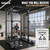 SAKAE Squat Rack with Cable Crossover System, Power Rack with LAT Pull Down, Pull-Up Bar, Dip Bars, Weight Bench, 260 LB Bumper Plates, 7 FT Olympic Bar & Training Attachments