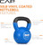 CAP Vinyl Coated Cast Iron Kettlebell, 10-50 LB Home Gym Weight