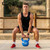 CAP Vinyl Coated Cast Iron Kettlebell, 10-50 LB Home Gym Weight