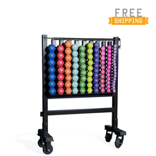 CAP Barbell Neoprene Dumbbell Set and Storage Rack