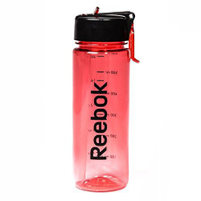 Reebok BPA-Free Water Bottle, Red, 650 mL