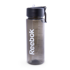Reebok BPA-Free Water Bottle, Black, 650 mL