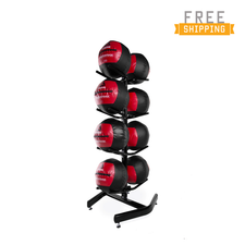 8 Reebok & Dynamax Wall Balls Package with rack