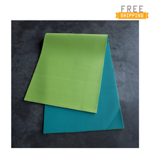 CAP Barbell Reversible Yoga Mat Teal / Green