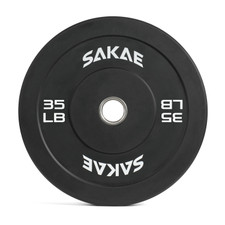 Olympic Rubber Bumper Plates, Single, Multiple Sizes