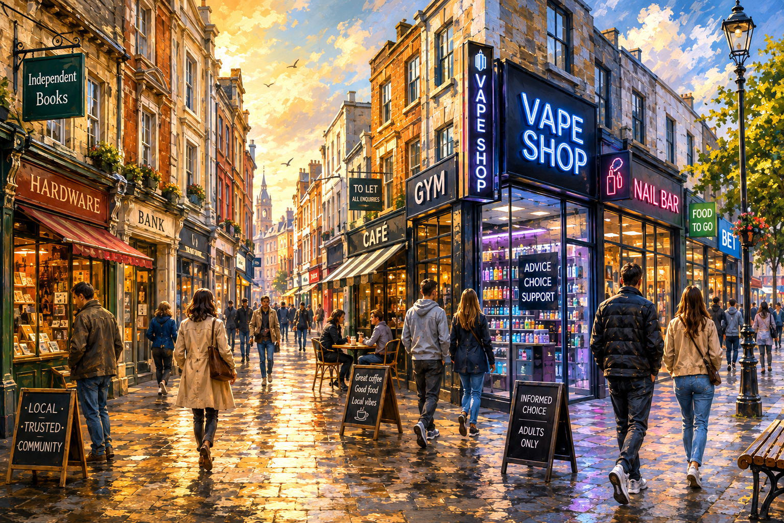 Vape Shops And The Changing High Street