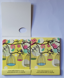 Match Box Nail File - NF047 - Yellow