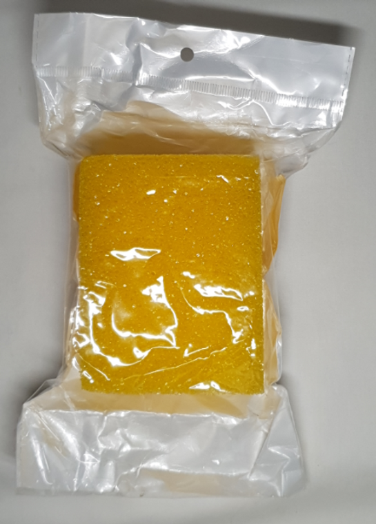 Exfloliating Body Sponge - Yellow