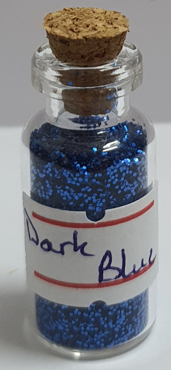 TCW - Glitter - Dark Blue  - Glass Bottle