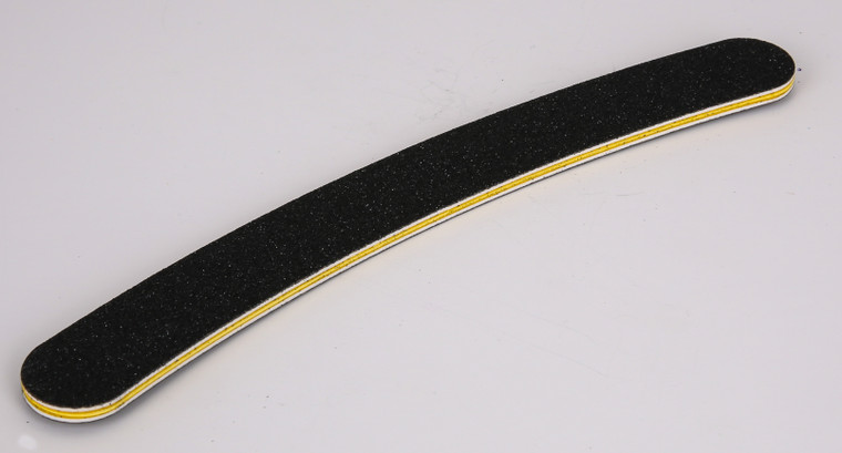 Duraboard Curved Black - Nail File - 100/180 - UK - Pck 1 - Washable