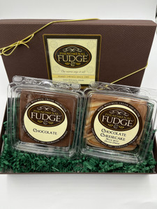 Two Tub Fudge Gift Pack - Two Half-Pound Tubs Two Tub Fudge Gift Pack - Two Half-Pound Tubs