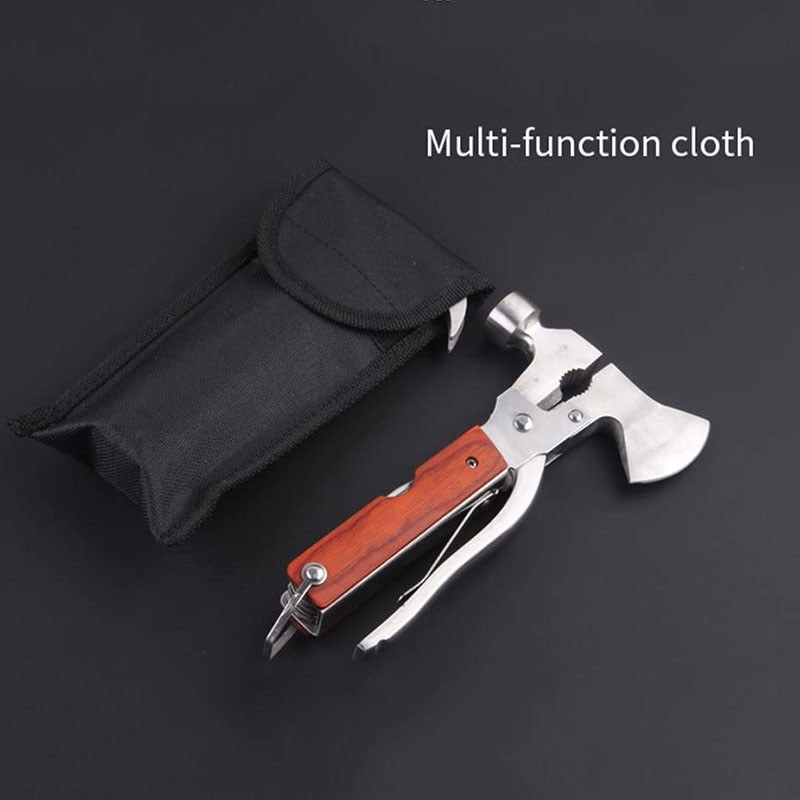thumbnail interactive-video image 1 of 6-in-1 Stainless Steel Survival Tool MP Key - Multi-Tool Pocket Keychain USA 1 of 4