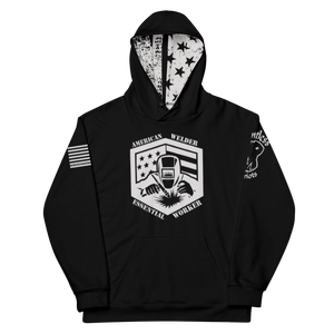 Blue Collar Series: American Welder 3 - Dye Sublimated Unisex Hoodie Blue Collar Series: American Welder 3 - Dye Sublimated Unisex Hoodie